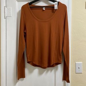 Old Navy UltraLite Long Sleeve Rib Knit Top